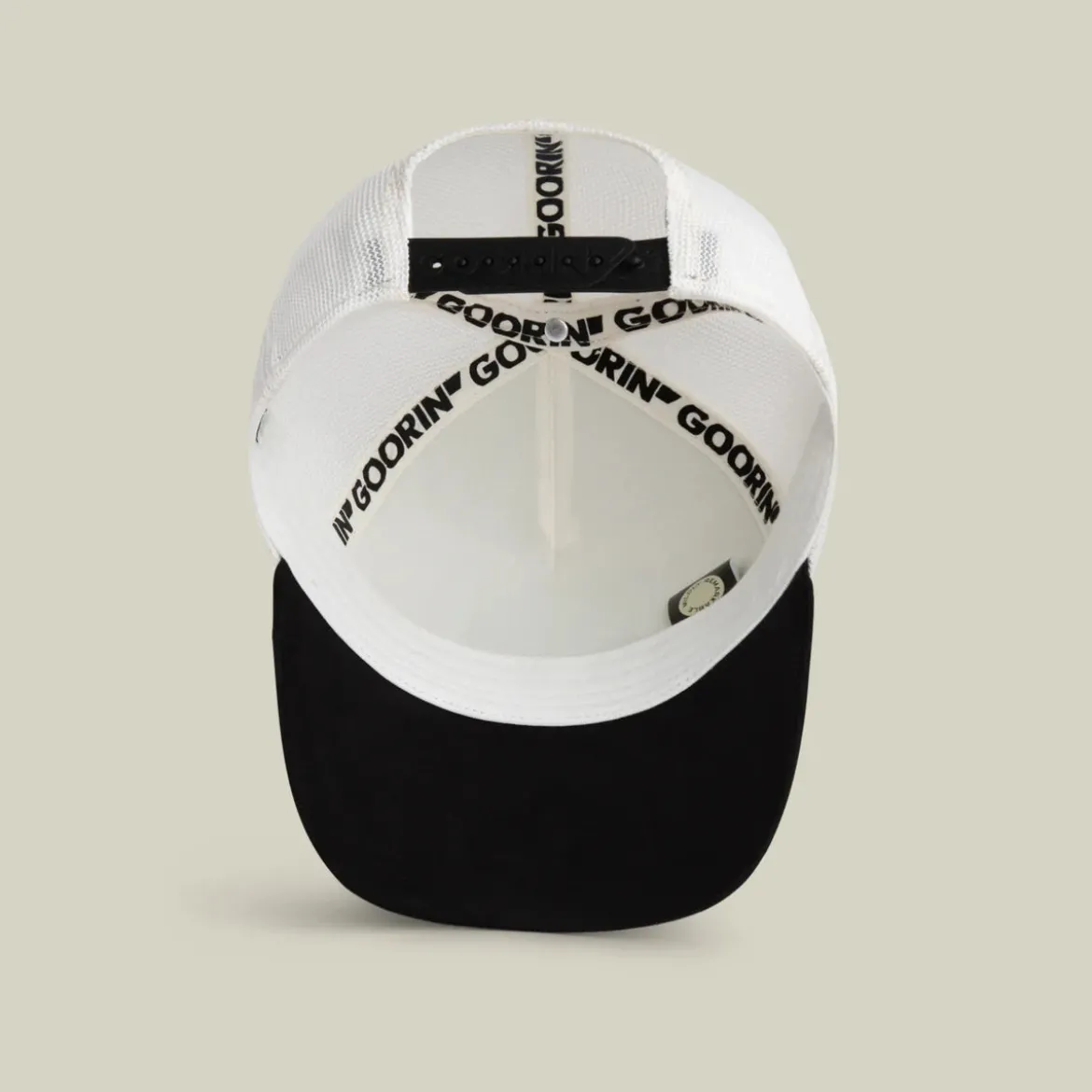Goorin Bros lippis Suede Black Panther Trucker, valkoinen
