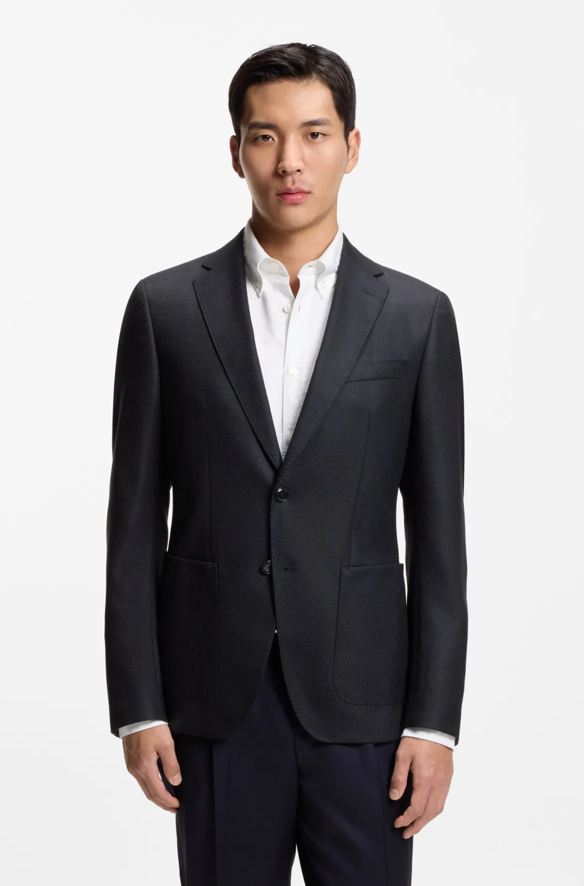 Hugo Boss miesten bleiseri H-Hutson-2PP-253, tummansininen
