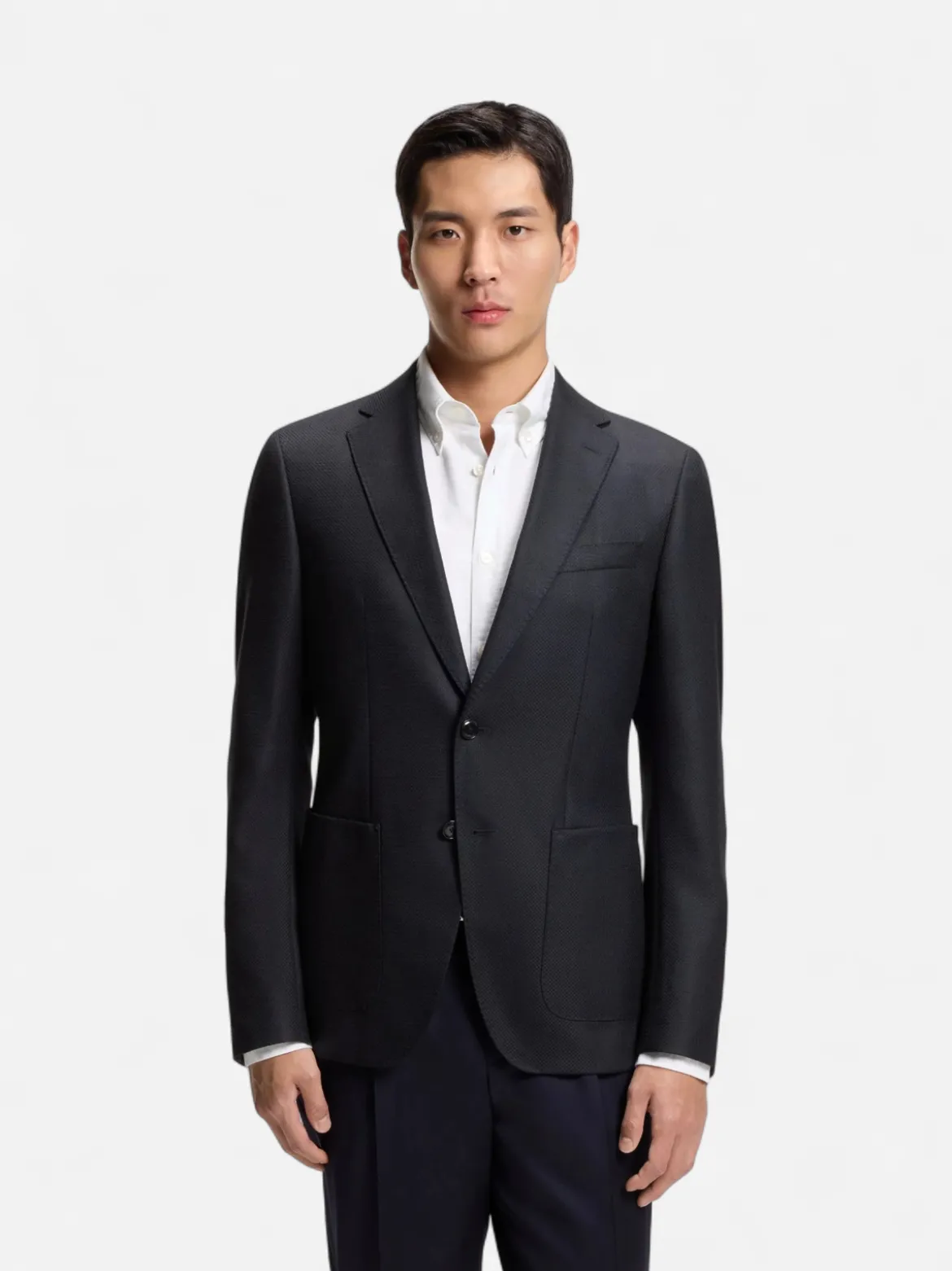 Hugo Boss miesten bleiseri H-Hutson-2PP-253, tummansininen