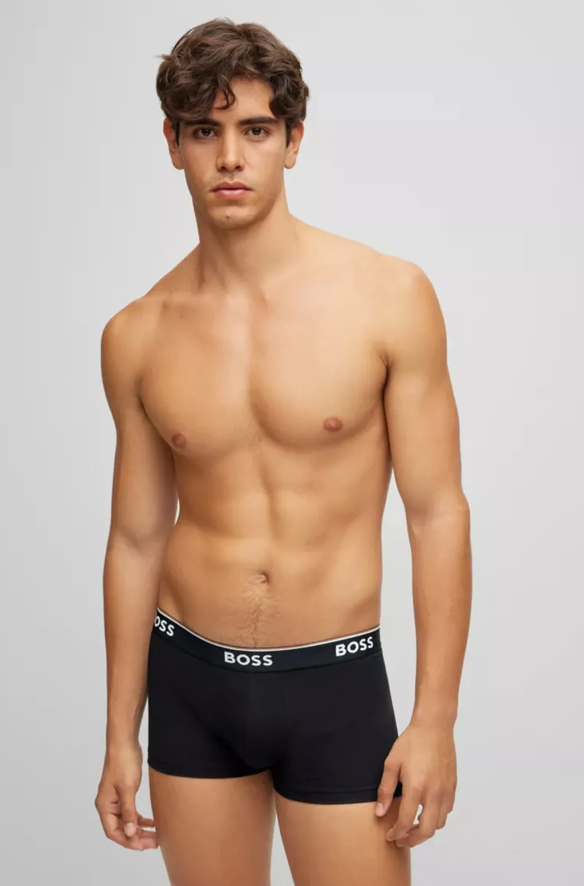 Hugo Boss Miesten Bokserit 3 P Power Musta