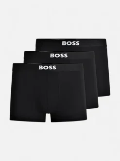 Hugo Boss Miesten Bokserit, TRUNK 3P BOSS ICON NOS Musta