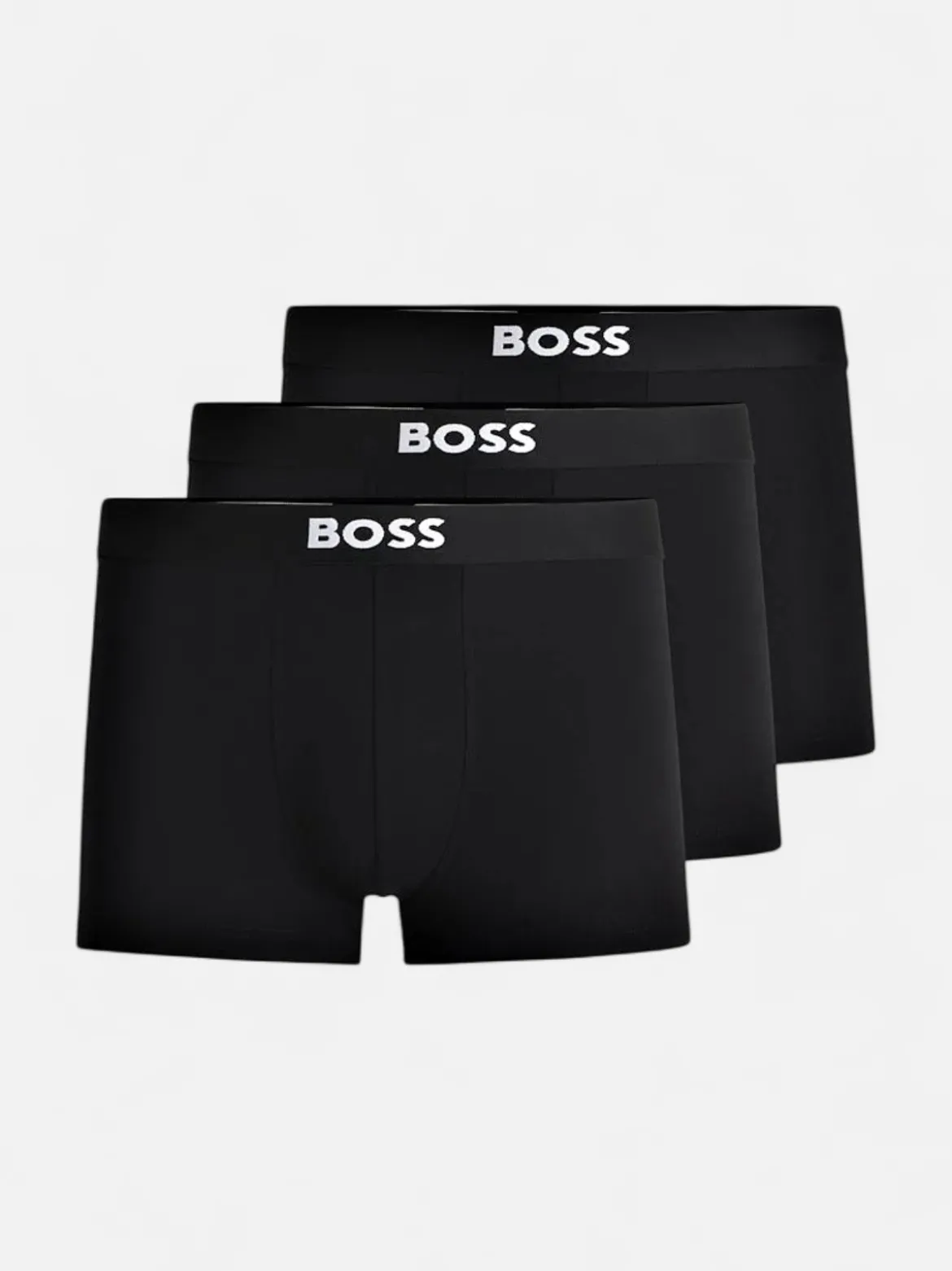 Hugo Boss Miesten Bokserit, TRUNK 3P BOSS ICON NOS Musta