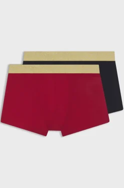 Hugo Boss miesten bokserit, TRUNK 2P GOLD COTTON Punainen