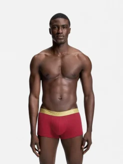Hugo Boss miesten bokserit, TRUNK 2P GOLD COTTON Punainen