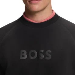 Hugo Boss miesten collegepaita Salbo, musta