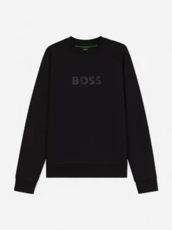 Hugo Boss miesten collegepaita Salbo, musta