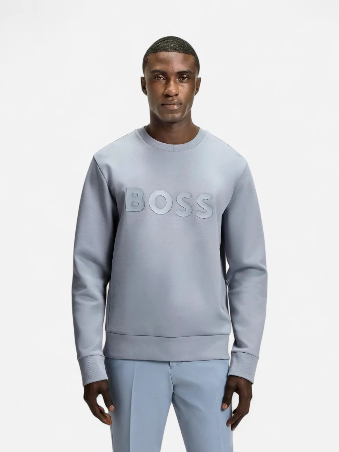 Hugo Boss miesten collegepaita K BOSS LOGO SALBO SWEATSHIRT, tummanharmaa