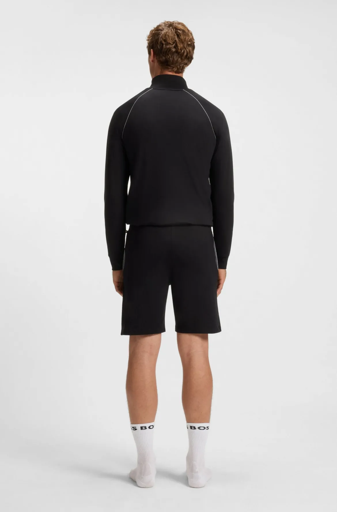 Hugo Boss miesten collegeshortsit, MIX MATCH SHORTS Musta