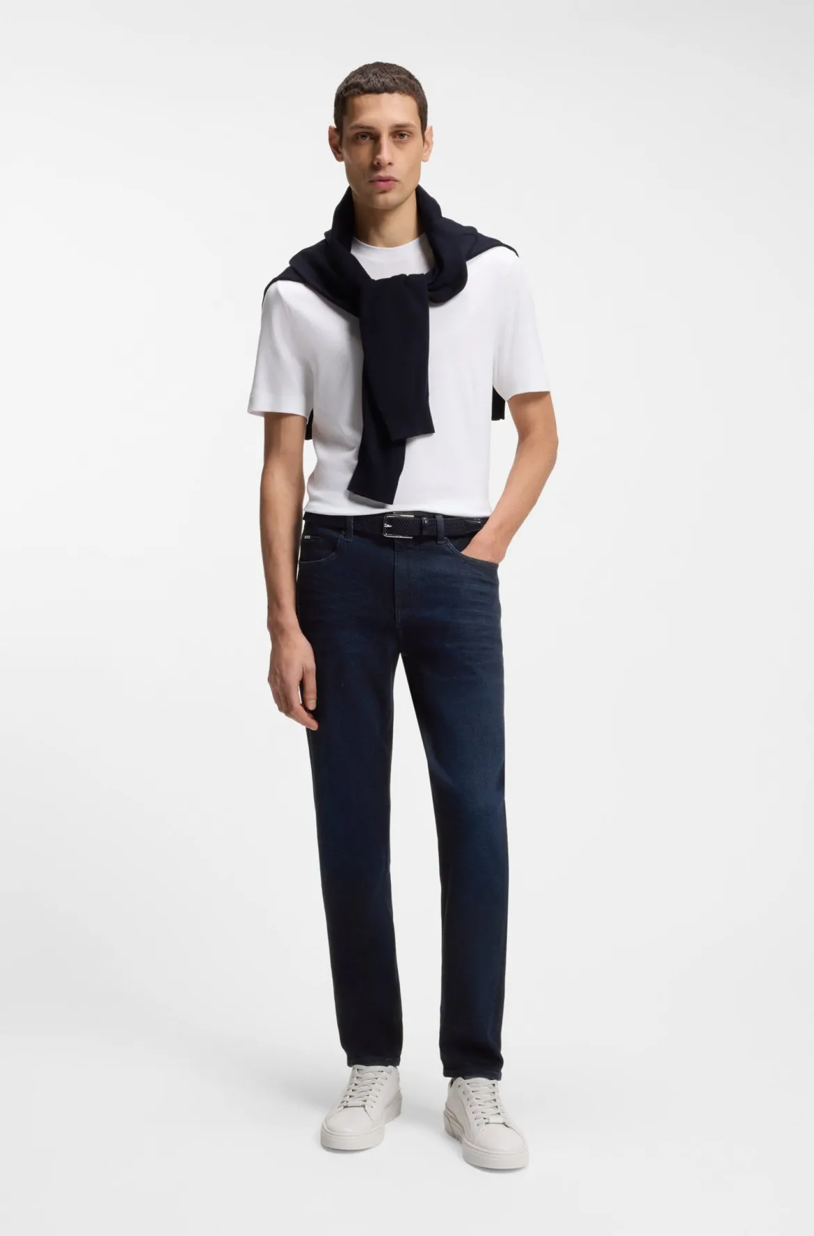 Hugo Boss miesten farkut H- RE Maine Dark Blue, tummansininen