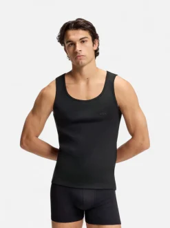 Hugo Boss miesten hihaton paita Tank Top Rib Classic, musta