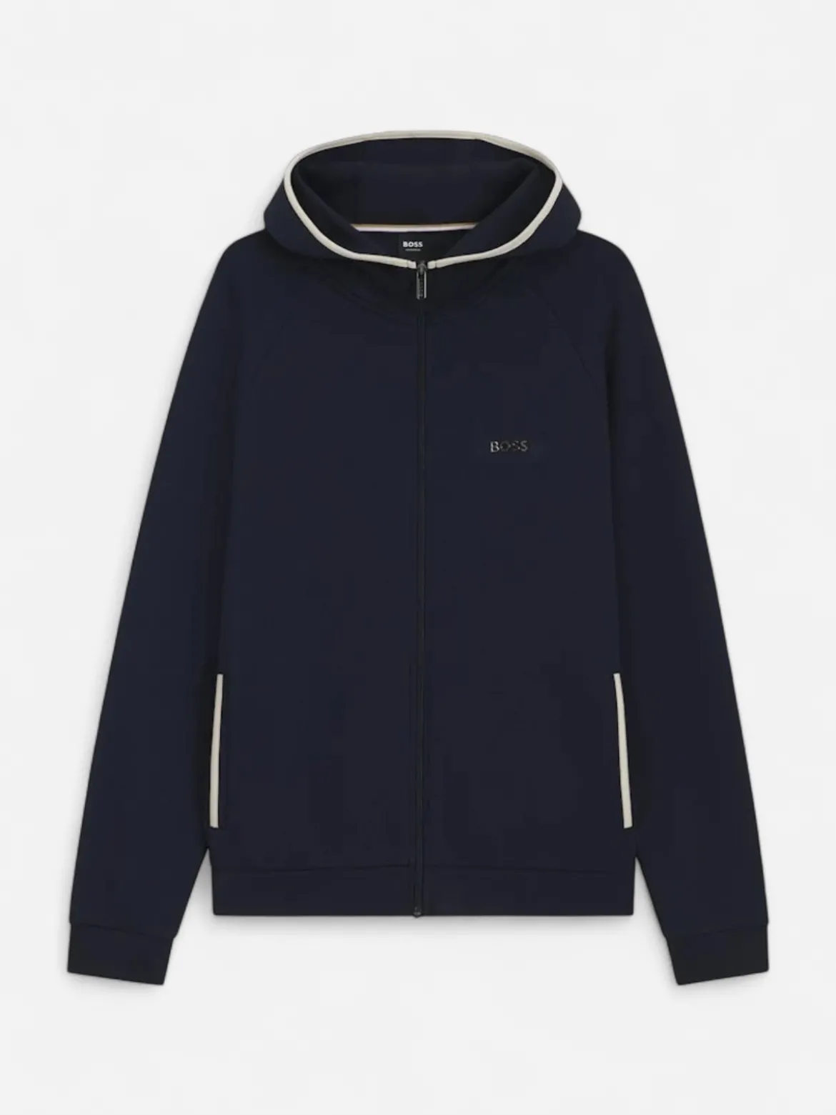 Hugo Boss miesten huppari Sense Hooded Jacket, tummansininen
