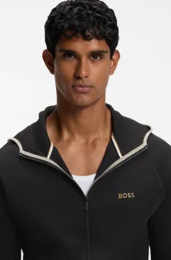 Hugo Boss miesten huppari Sense Hooded Jacket, musta