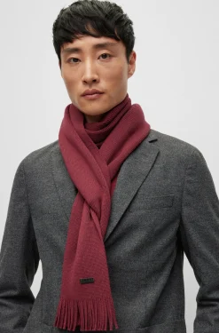 Hugo Boss Miesten Kaulahuivi, ALBAS HUIVI Punainen