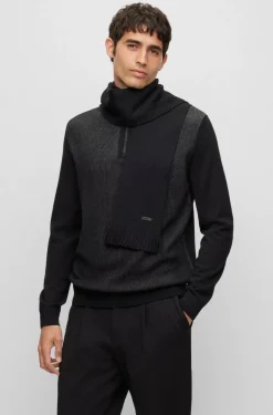 Hugo Boss Miesten Kaulahuivi, ALBAS HUIVI Musta
