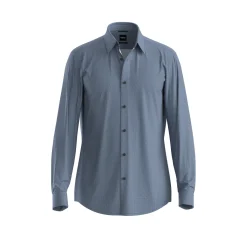 Hugo Boss miesten kauluspaita P-Liam-K-F-261, sininen kuosi