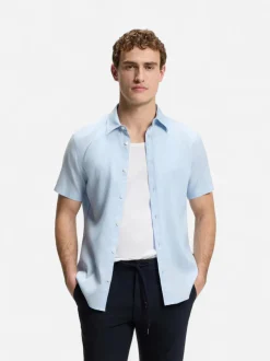 Hugo Boss miesten kauluspaita Roan, vaaleansininen