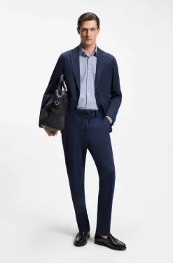 Hugo Boss miesten kauluspaita Hank Kent, vaaleansininen kuosi