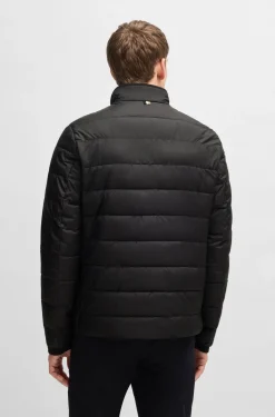 Hugo Boss miesten kevytvanutakki, H-CENITOS Musta