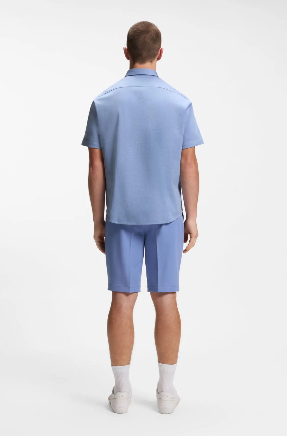 Hugo Boss miesten lyhythihainen kauluspaita ST_Motion SS shirt, keskisininen