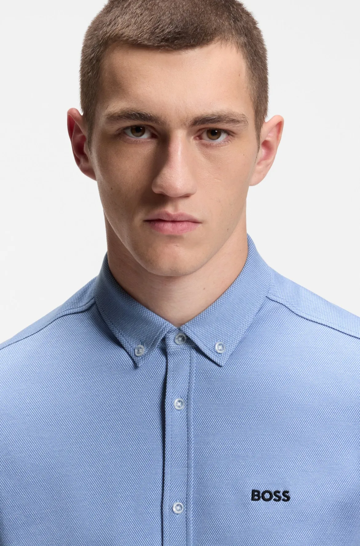 Hugo Boss miesten lyhythihainen kauluspaita ST_Motion SS shirt, keskisininen
