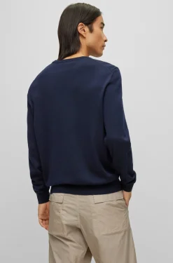 Hugo Boss miesten neule, BARAM-L V REG FIT Tummansininen