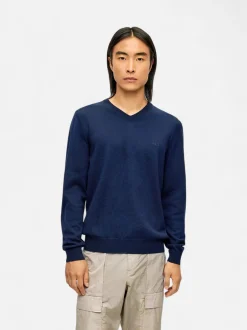 Hugo Boss miesten neule, BARAM-L V REG FIT Tummansininen