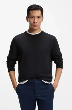 Hugo Boss miesten neulepusero Upacas-L, tummansininen