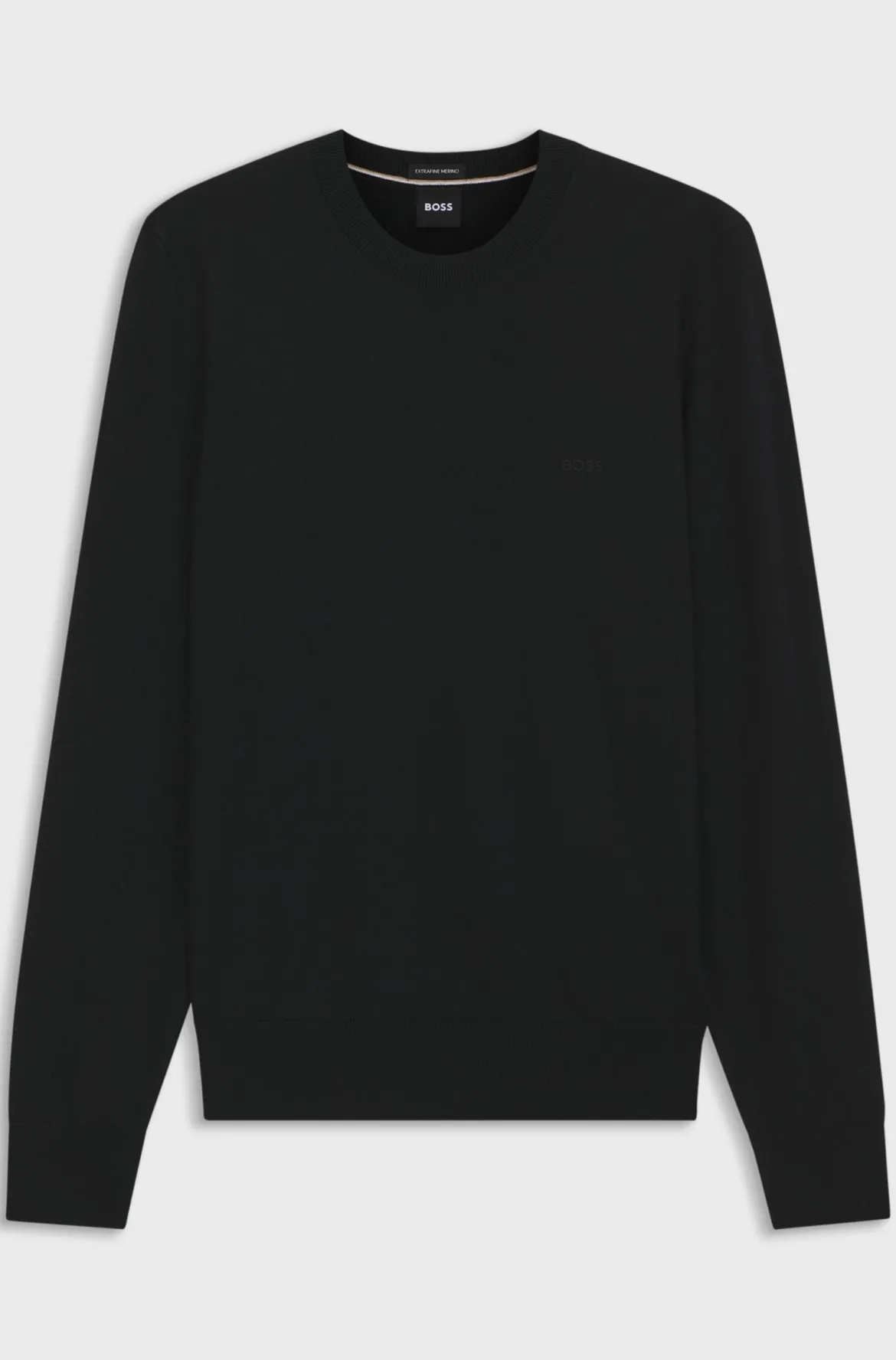 Hugo Boss miesten neulepusero H-Leno-L, musta