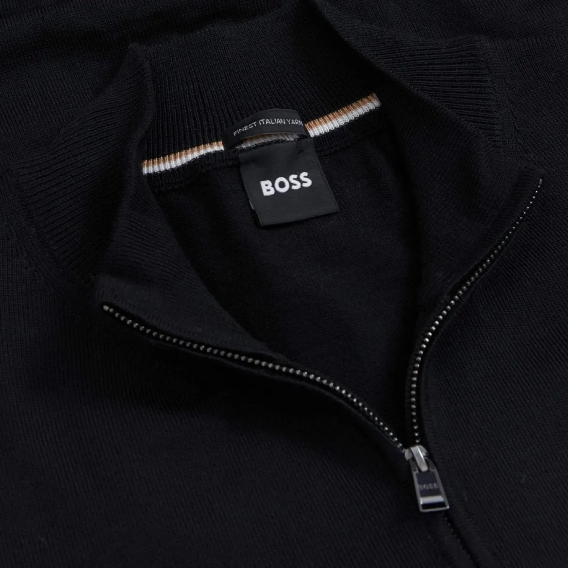 Hugo Boss miesten neuletakki K Balonso Knit, musta