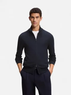 Hugo Boss miesten neuletakki H-Loretti, tummansininen