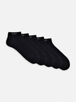 Hugo Boss miesten nilkkasukat, 5P AS UNI CC Musta