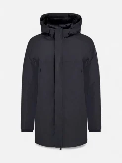 Hugo Boss miesten parkatakki Ow Hexatech Parka, musta