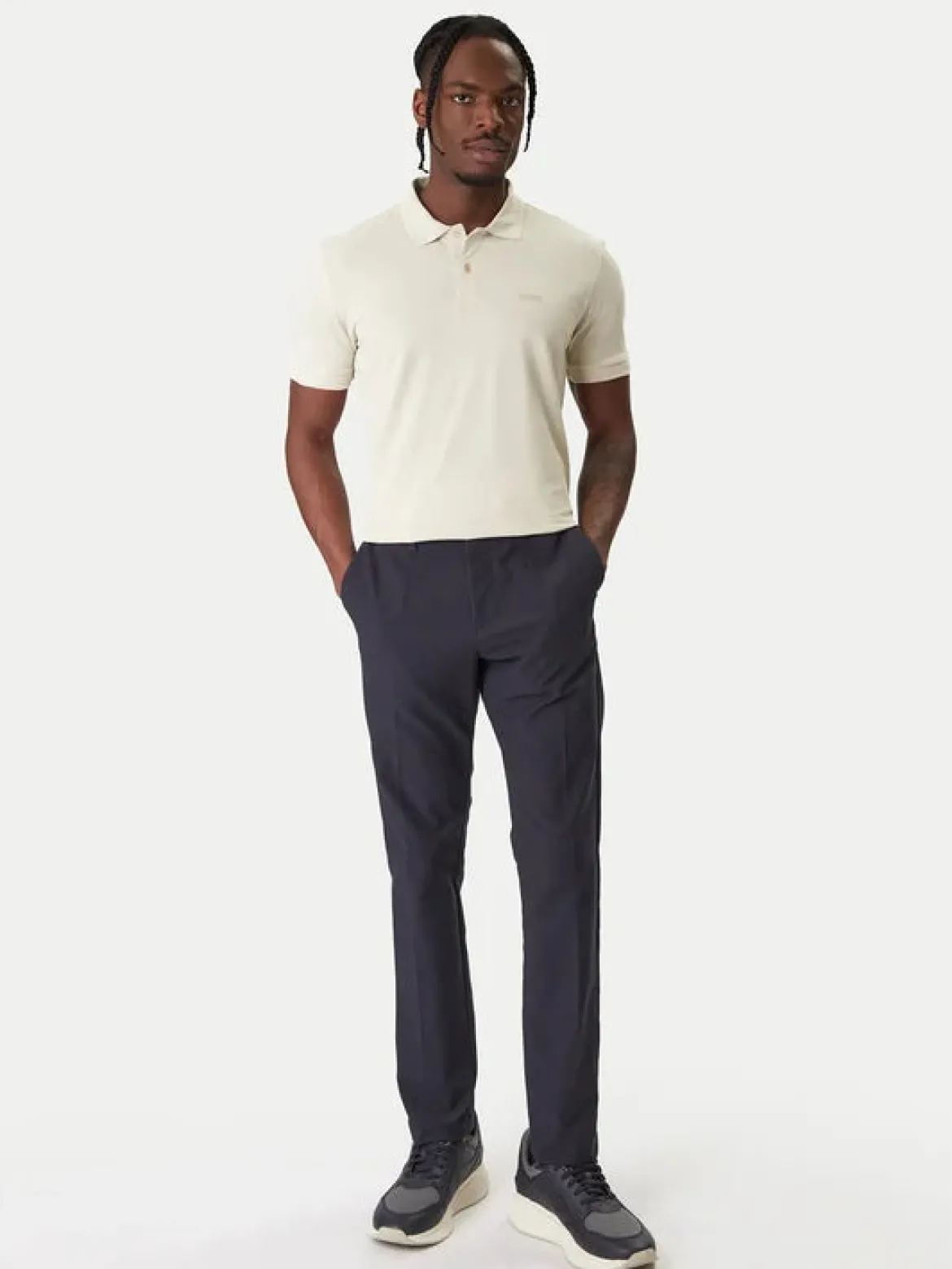 Hugo Boss miesten pikeepaita Pio 1 Polo Shirt, Beige