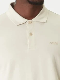 Hugo Boss miesten pikeepaita Pio 1 Polo Shirt, Beige