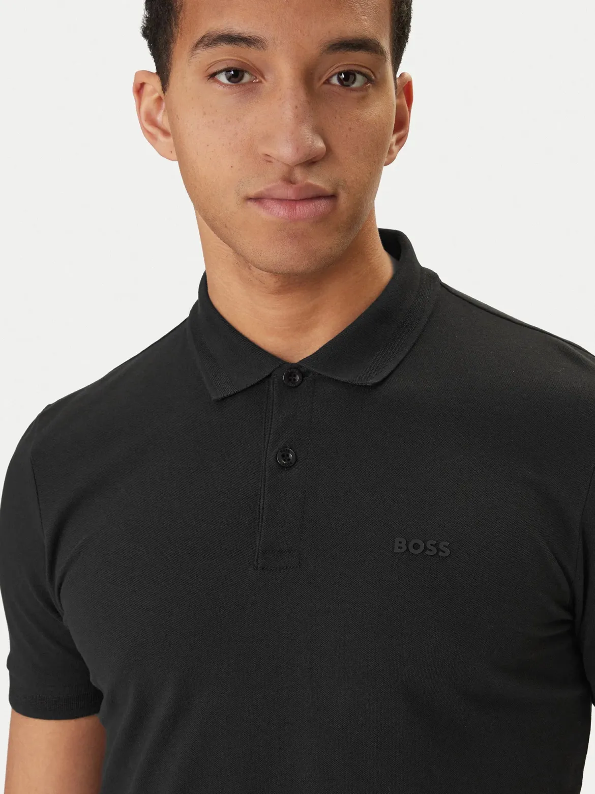 Hugo Boss miesten pikeepaita Pio 1 Polo Shirt, musta