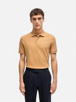 Hugo Boss Miesten Pikeepaita PALLAS REGULAR FIT Beige