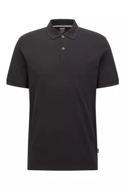Hugo Boss Miesten Pikeepaita PALLAS REGULAR FIT Musta