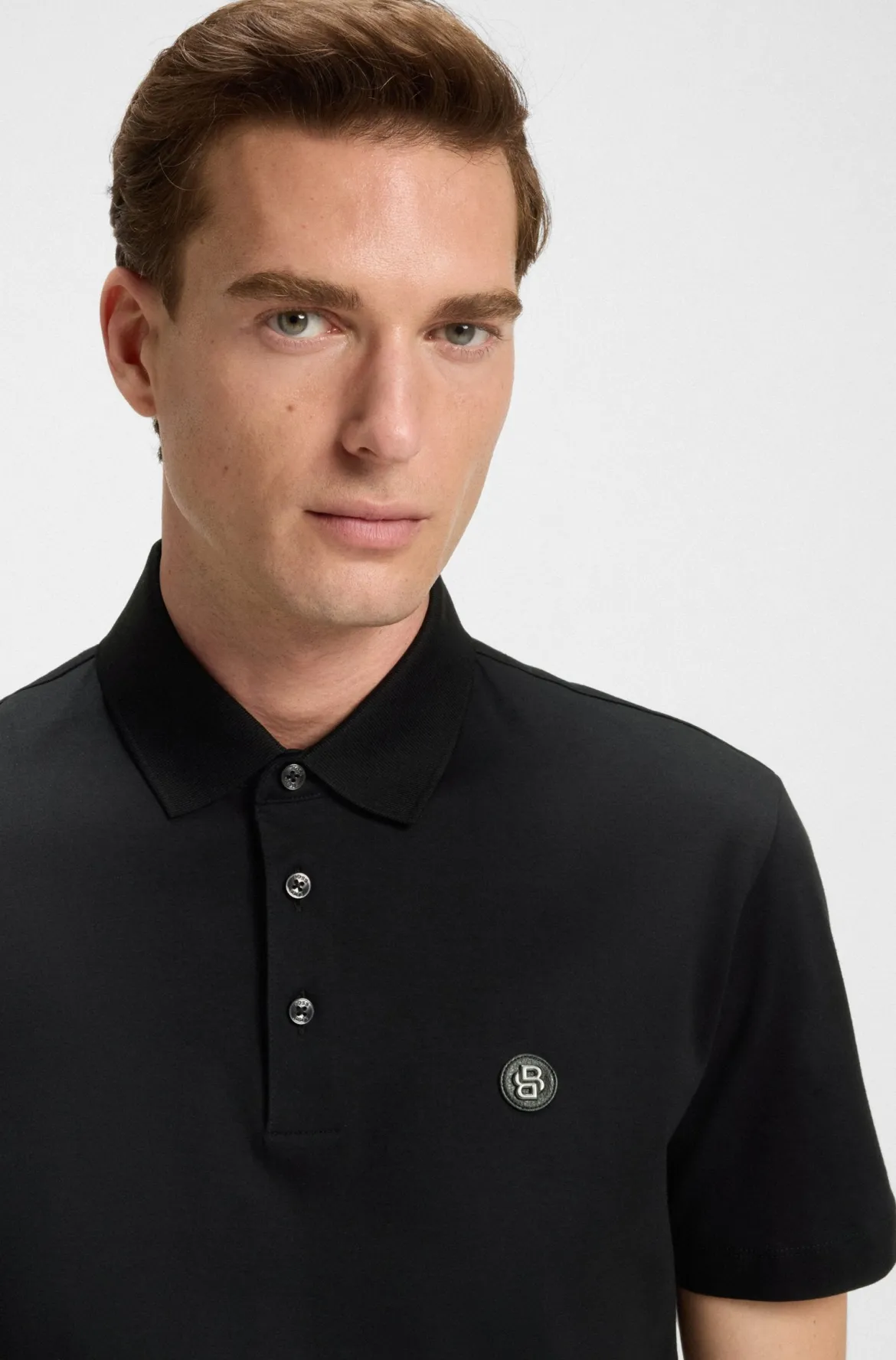 Hugo Boss miesten pikeepaita, C-PARRIS 001 Musta