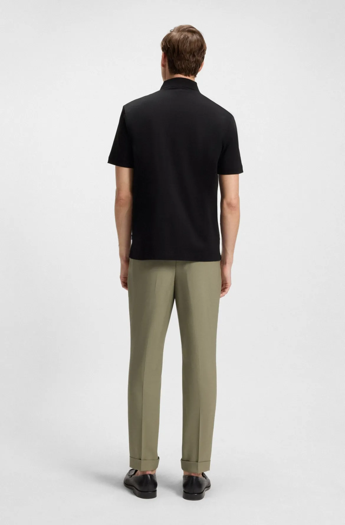 Hugo Boss miesten pikeepaita, C-PARRIS 001 Musta