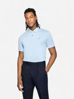 Hugo Boss Miesten Pikeepaita PALLAS REGULAR FIT Vaaleansininen