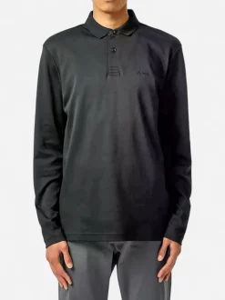 Hugo Boss miesten pitkähihainen polokauluspaita PIROL, musta