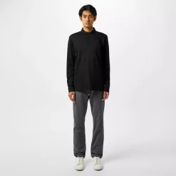Hugo Boss miesten pitkähihainen polokauluspaita PIROL, musta