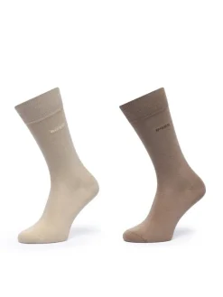 Hugo Boss miesten sukat 2P RS Uni CC Socks, beige