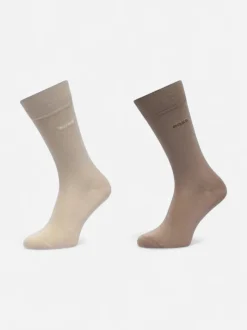 Hugo Boss miesten sukat 2P RS Uni CC Socks, beige