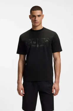 Hugo Boss miesten t-paita Globe LogoPattern, Musta