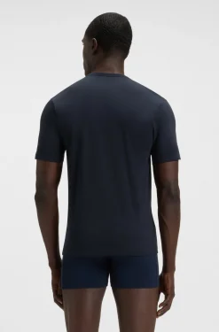 Hugo Boss Miesten T-Paita T Shirt Rn, tummansininen
