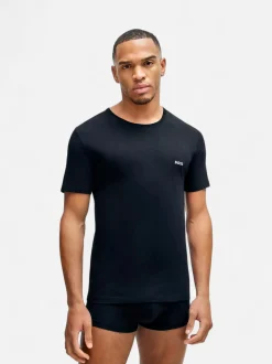 Hugo Boss Miesten T-Paita, TSHIRT RN NOS Musta