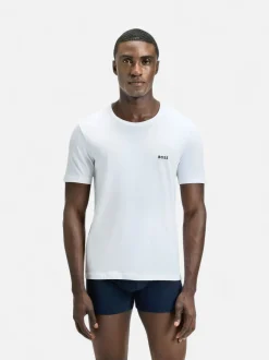 Hugo Boss Miesten T-Paita, TSHIRT RN NOS Valkoinen