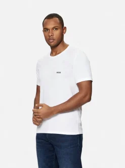 Hugo Boss miesten t-paita, T-SHIRT CLASSIC LOGO Valkoinen