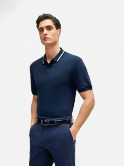 Hugo Boss Miesten Trikoo T-paita polokauluksella, PENROSE 38 NOS Tummansininen